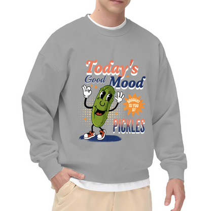Blessed Soul Heart?Shaped Letter Print Inspirational Crewneck Sweatshirt