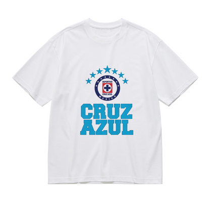 Cruz Azul Liga MX Football Fan Star Logo Tee
