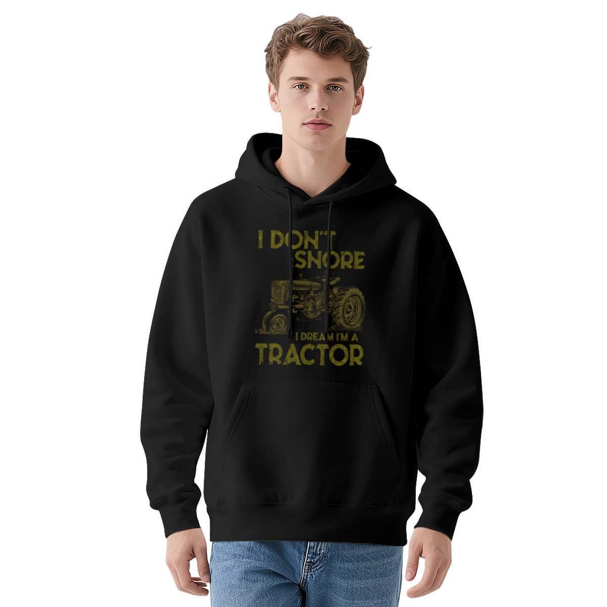 I Don¡¯t Snore I Dream Of Tractor Vintage Farm Cozy Red Hoodie, Farmer Lovers