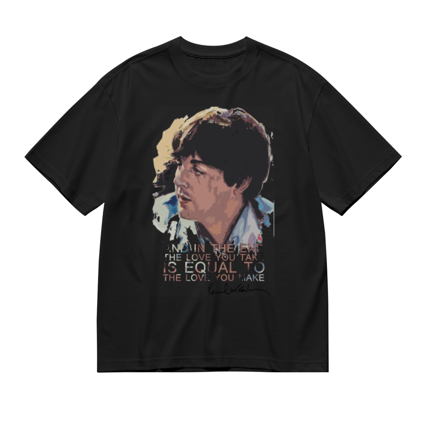 Men's Classic Music Band Artist Retro Print Casual T-Shirt