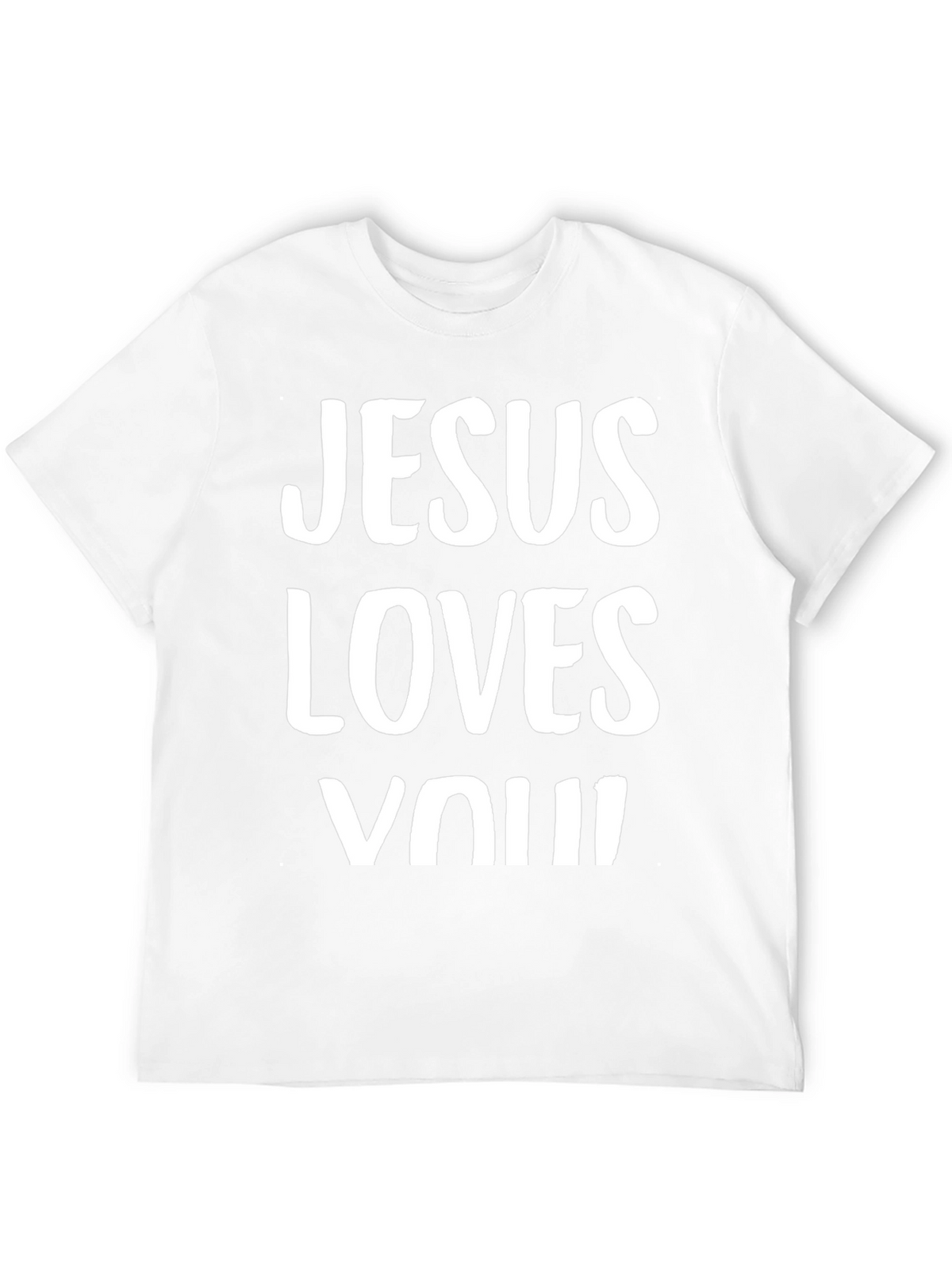 Jesus Loves You Graphic Tee - Black
