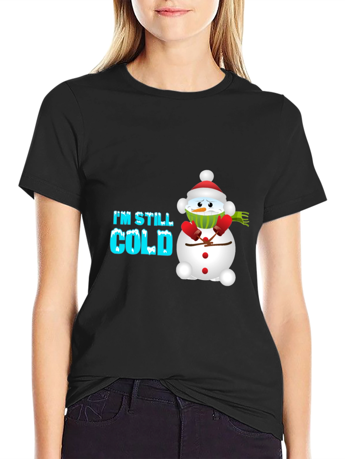 Im Still Cold Snowman Graphic Tee