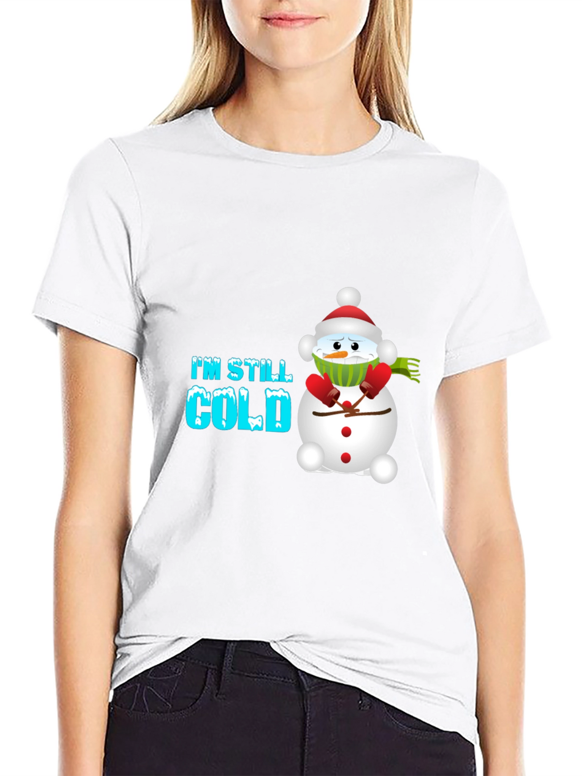 Im Still Cold Snowman Graphic Tee