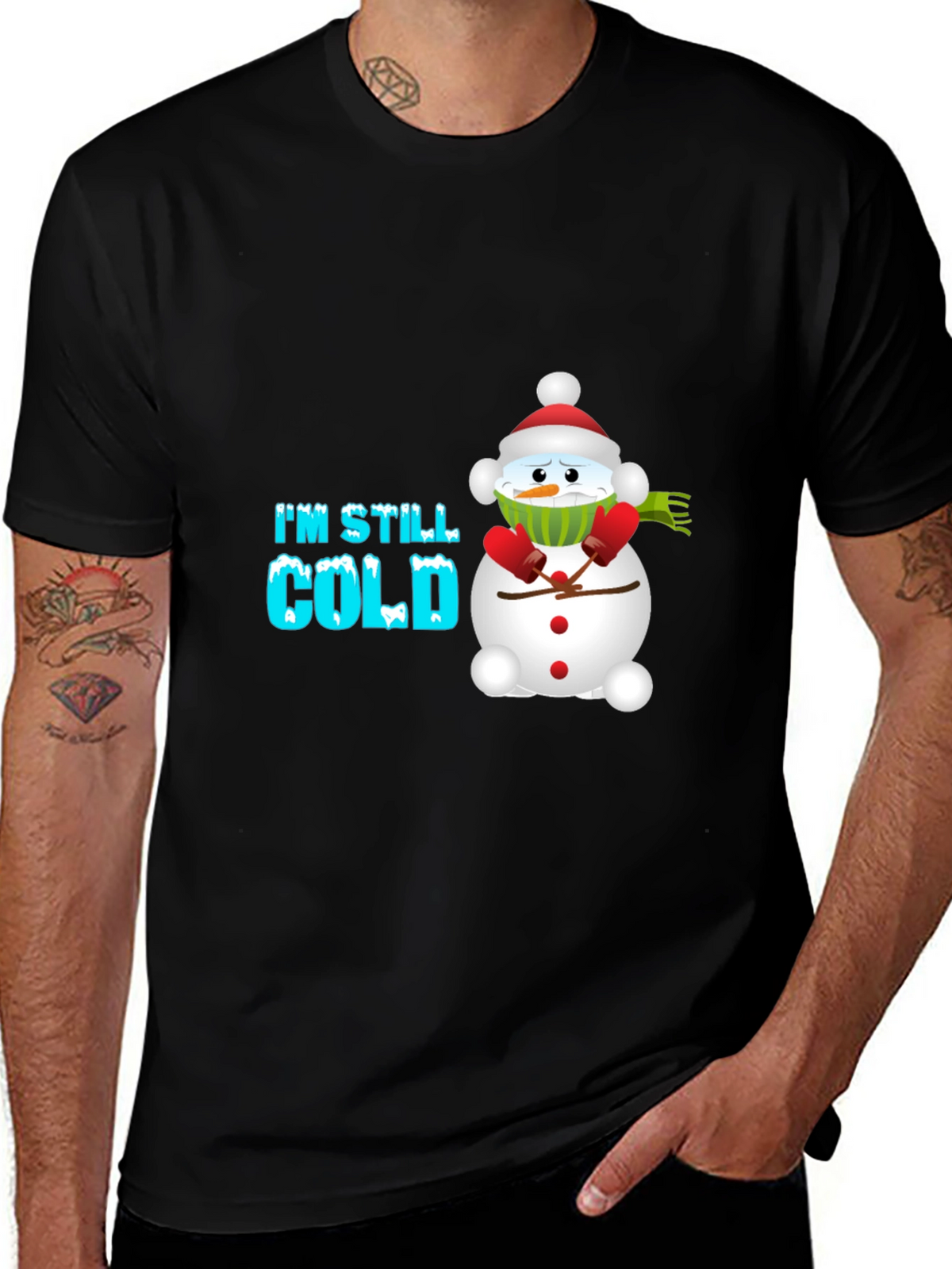 Im Still Cold Snowman Graphic Tee
