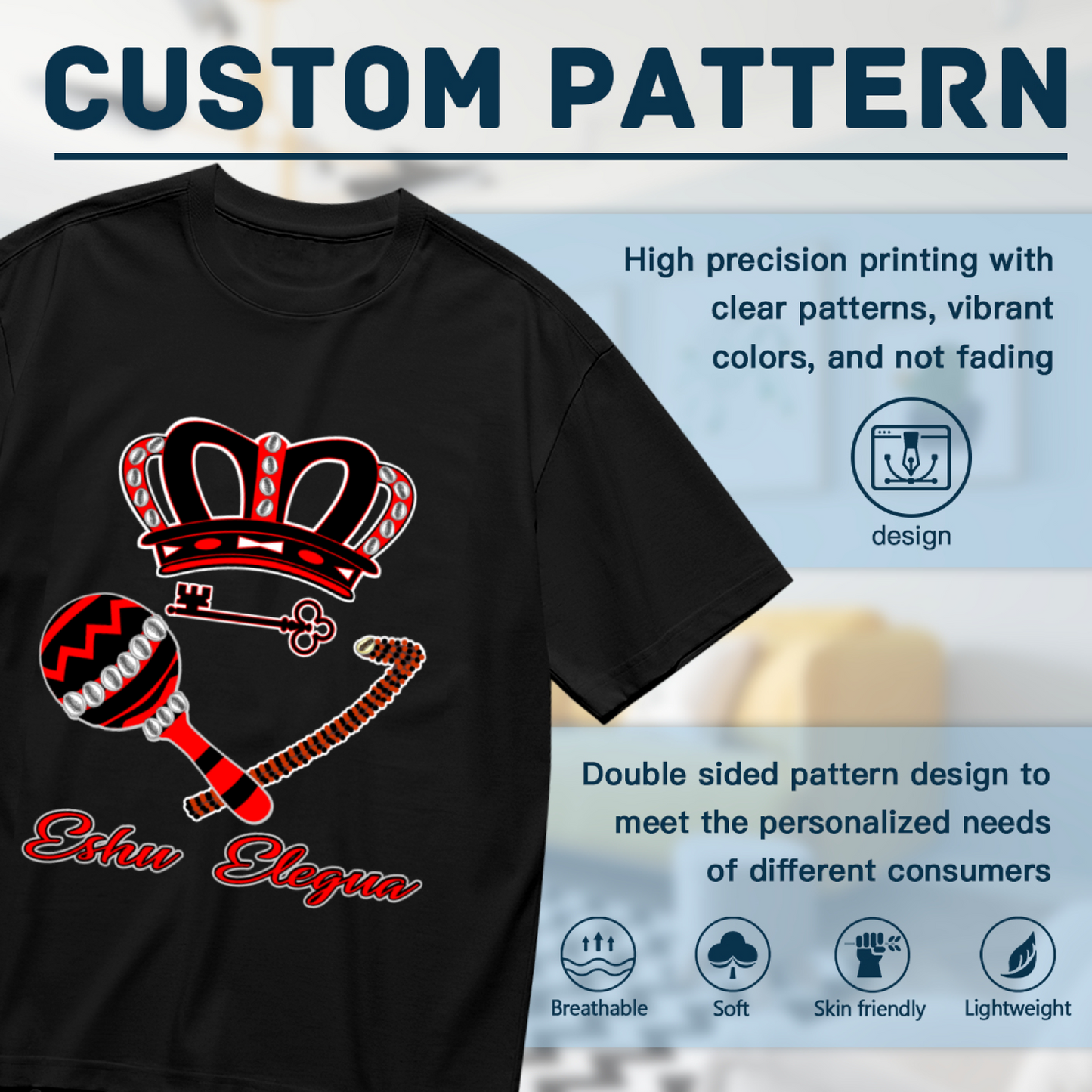 Eshu Elegua Santeria Spiritual Symbol Tee
