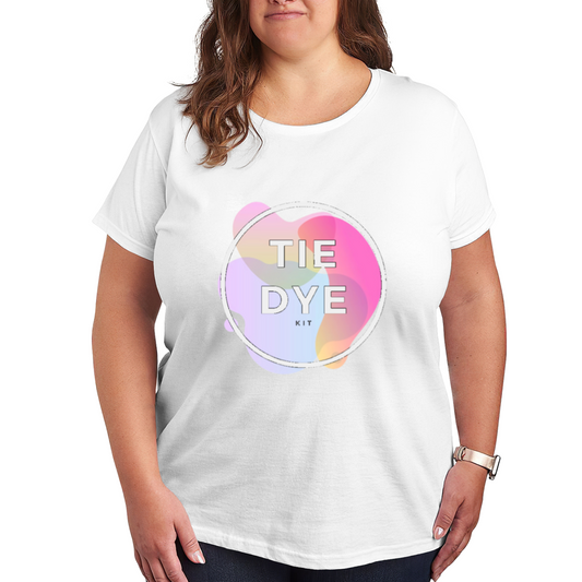 Soft Pastel Tie Dye Kit Minimal Print Tee