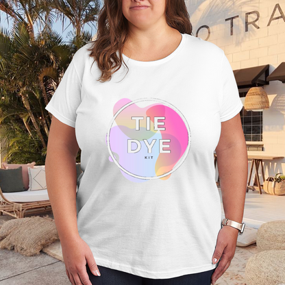Soft Pastel Tie Dye Kit Minimal Print Tee