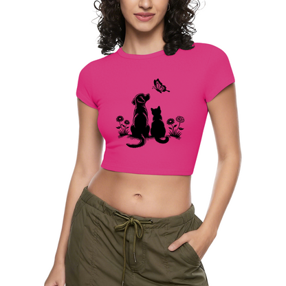 Don¡¯t Judge Women By Pounds Body Positive Black Crop Tee