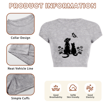 Don¡¯t Judge Women By Pounds Body Positive Black Crop Tee