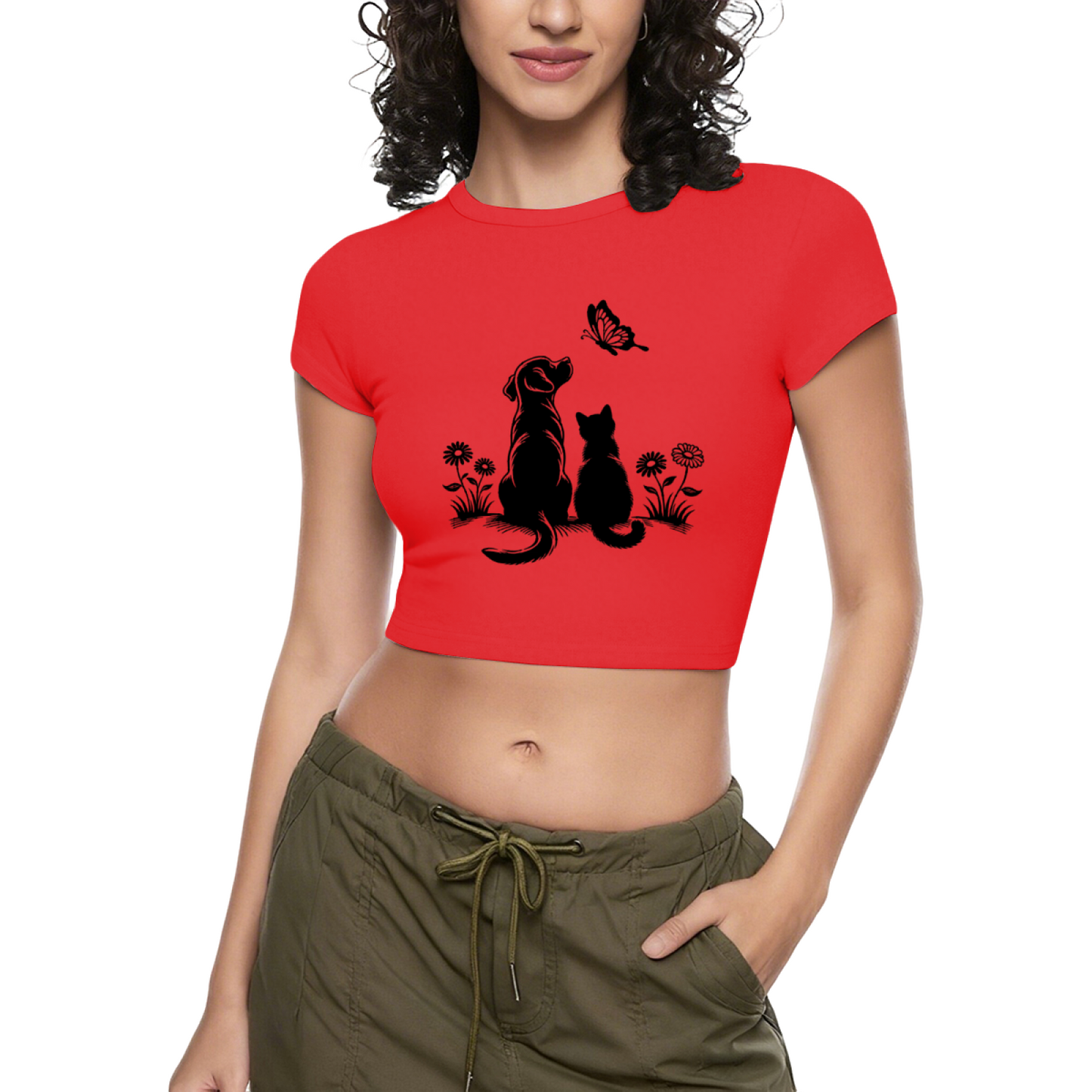 Don¡¯t Judge Women By Pounds Body Positive Black Crop Tee
