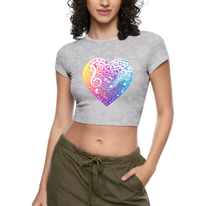 Gothic Tattoos Are Trashy Hot Pink Edgy Statement Crop Top