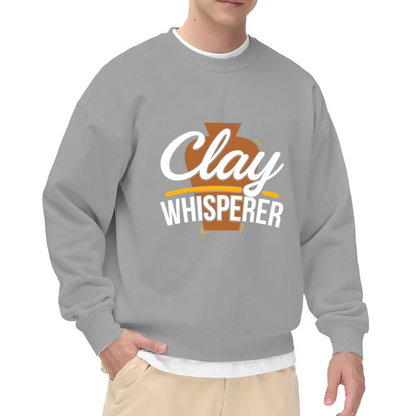 Clay Whisperer Pottery Lover Crewneck Sweatshirt