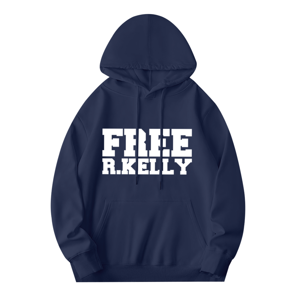 Bold Free R.Kelly Letter Hoodie, Relaxed Street Pullover