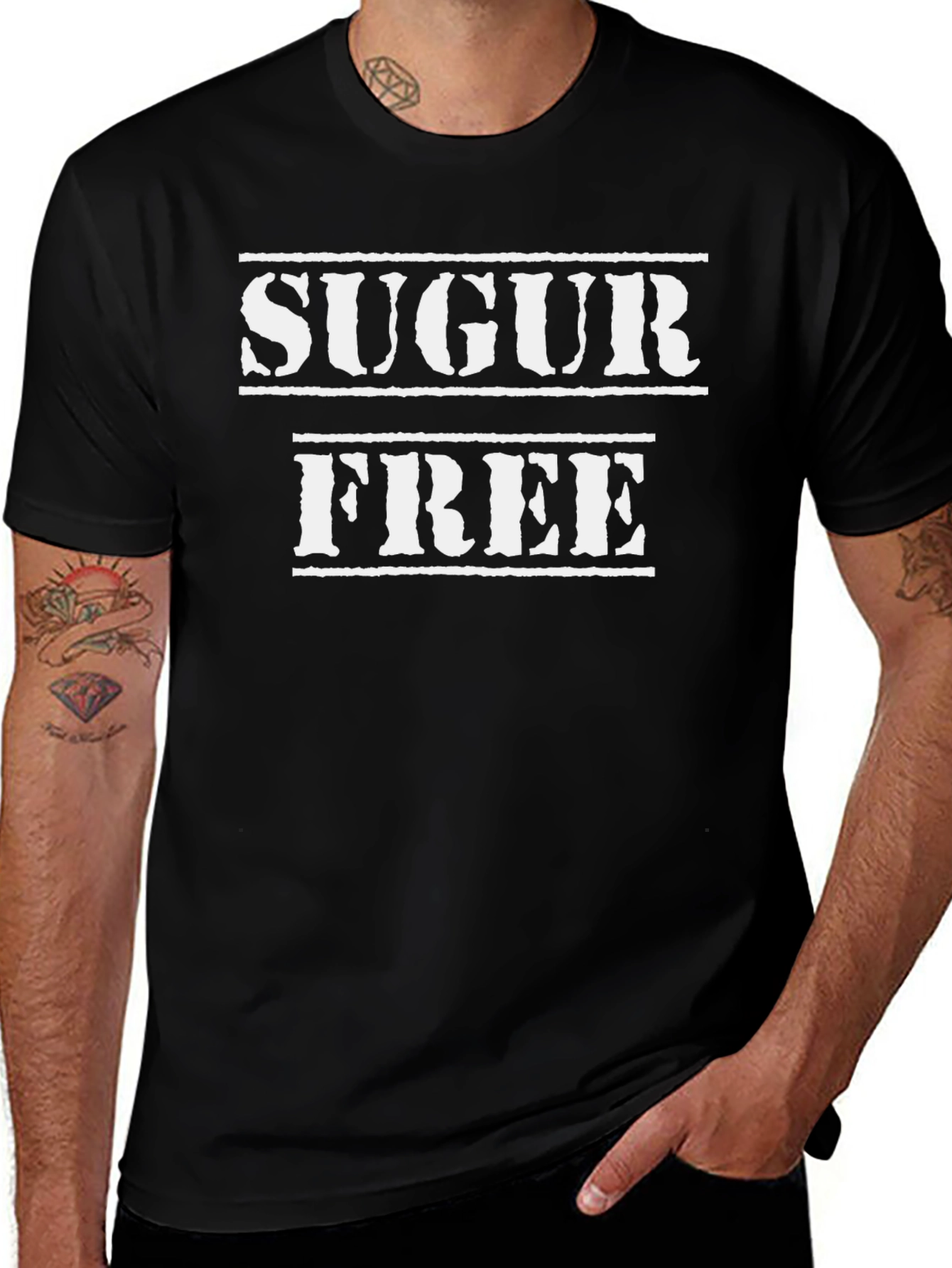 Sugar Free Novelty T-Shirt - Graphic Tee