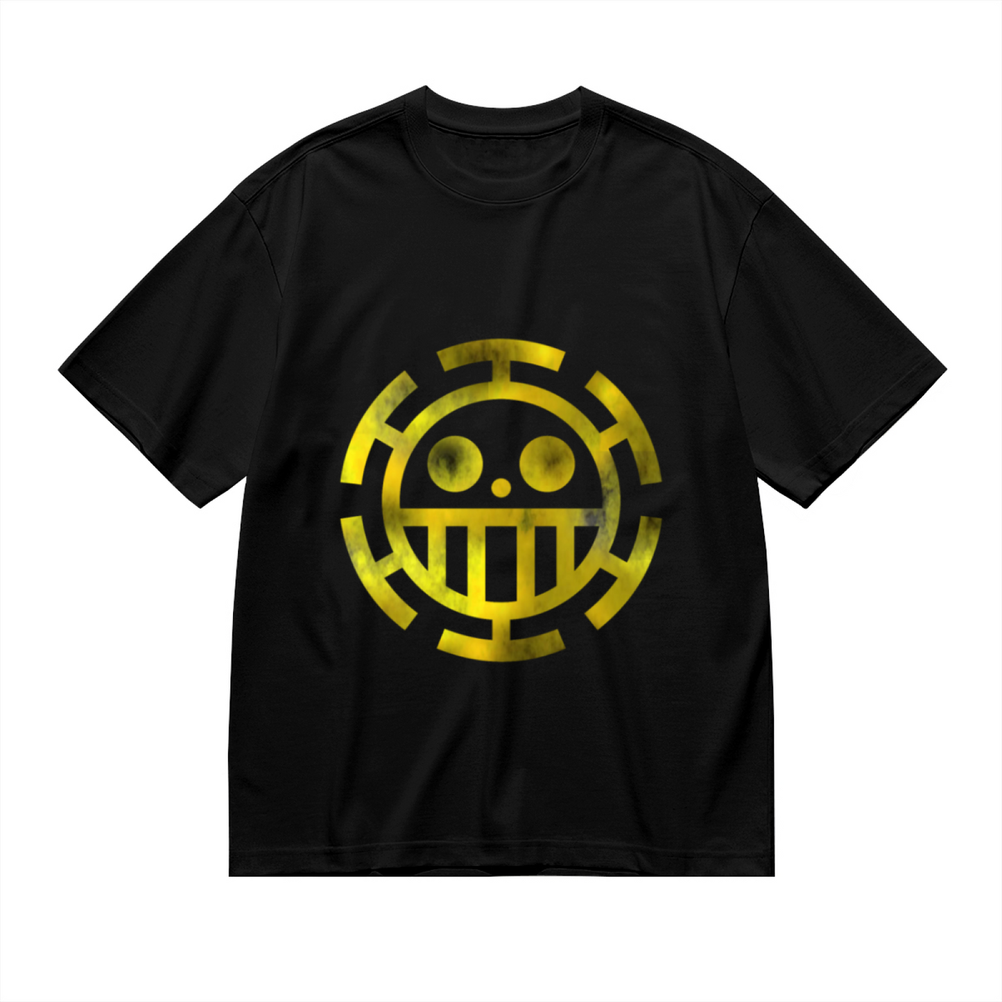 Trafalgar Law Heart Pirates Golden Logo One Piece T-Shirt