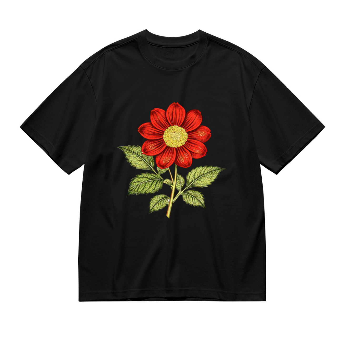 Traditional Tattoo Style Hummingbird & Hibiscus Shirt
