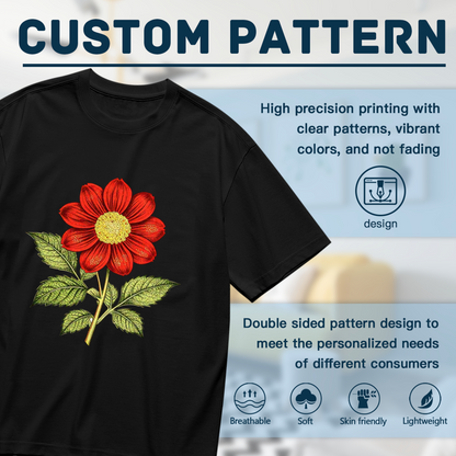 Traditional Tattoo Style Hummingbird & Hibiscus Shirt
