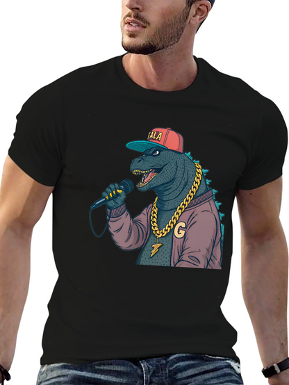 Rapper Godzilla Graphic T-Shirt