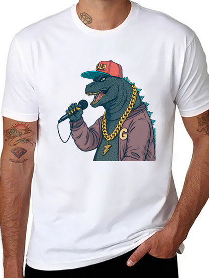 Rapper Godzilla Graphic T-Shirt