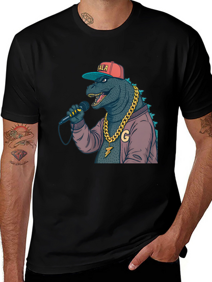 Rapper Godzilla Graphic T-Shirt