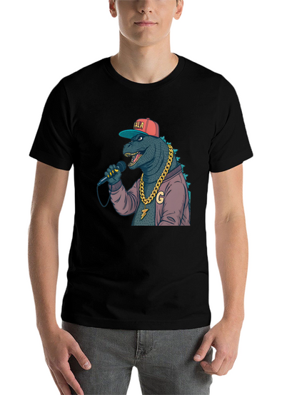 Rapper Godzilla Graphic T-Shirt