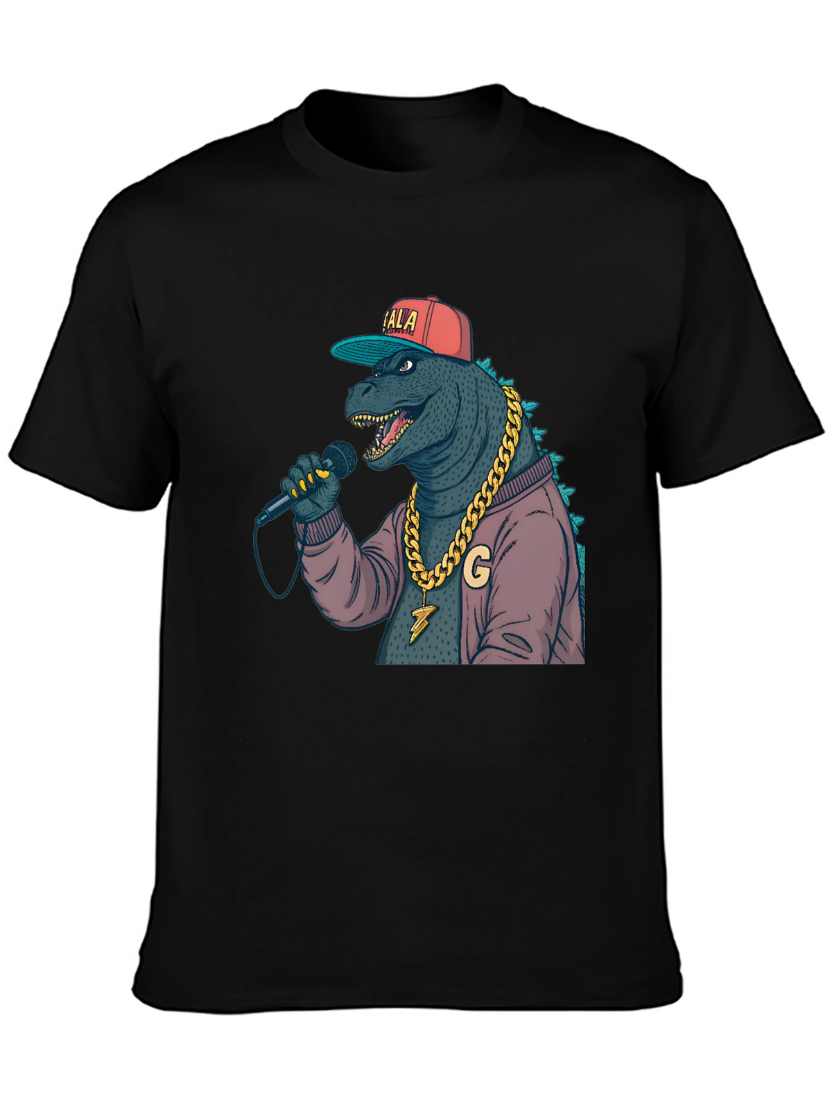 Rapper Godzilla Graphic T-Shirt