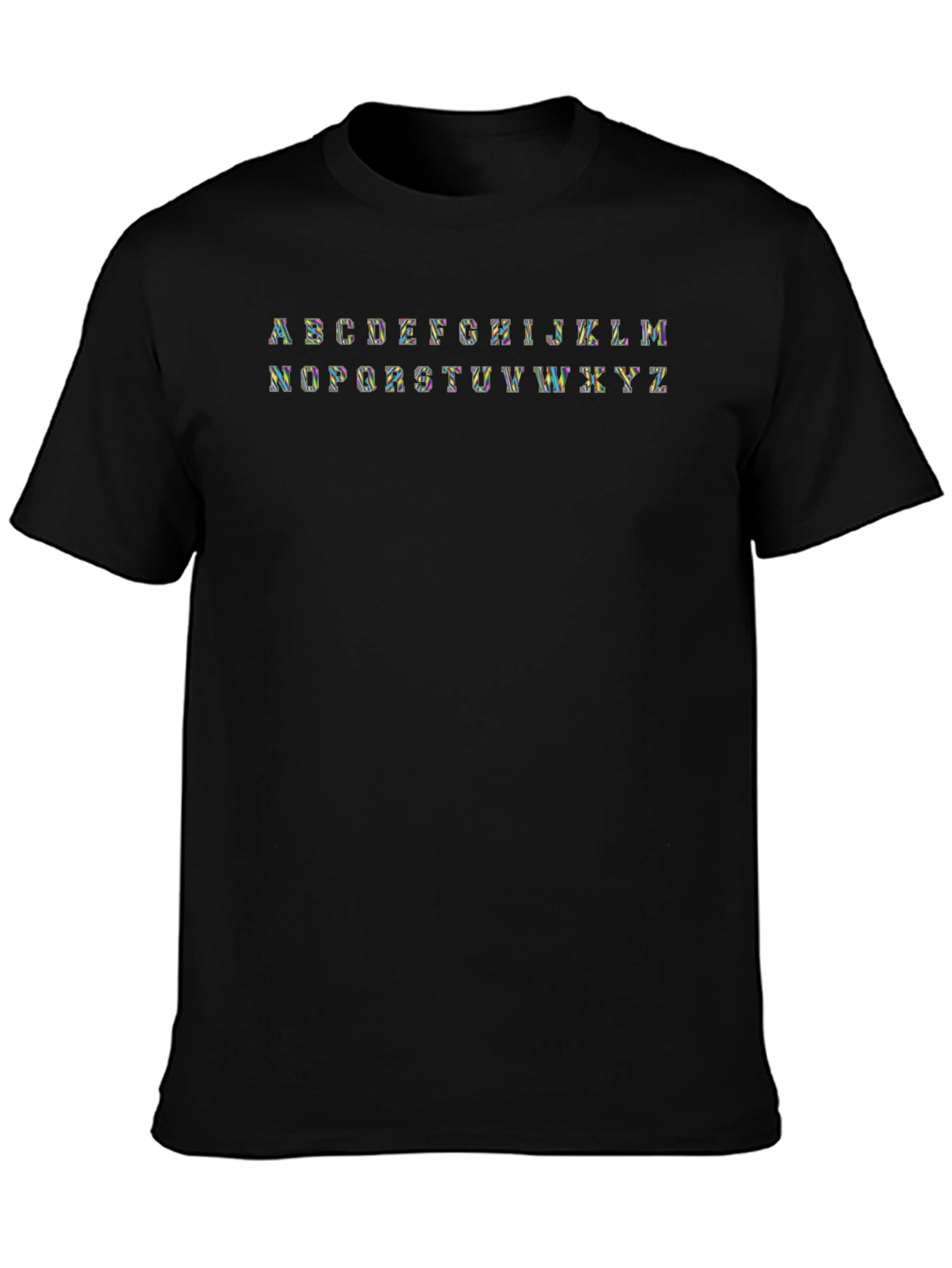 Alphabet Tee - Rainbow Letter Shirt