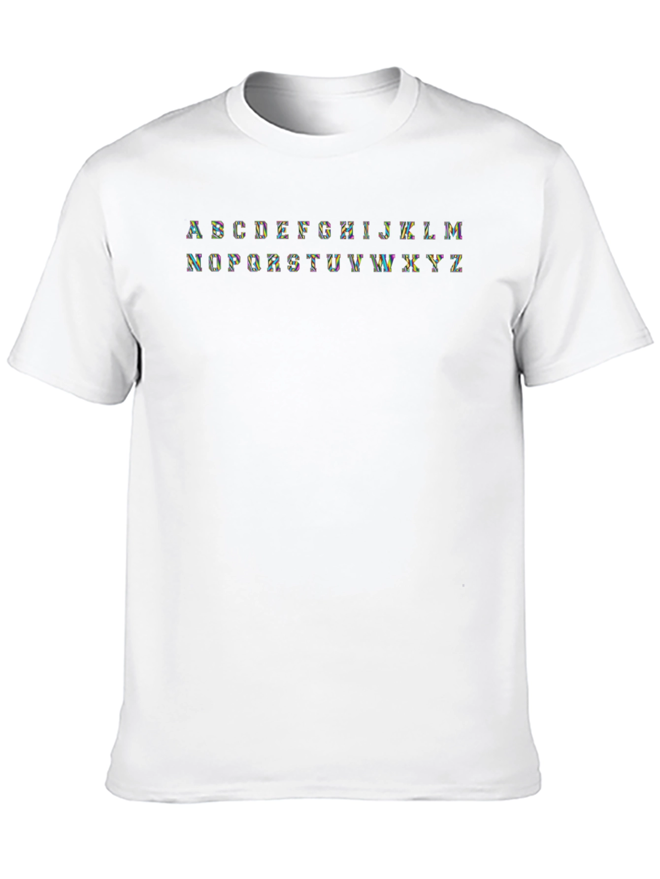 Alphabet Tee - Rainbow Letter Shirt