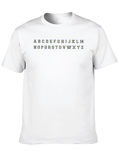 Alphabet Tee - Rainbow Letter Shirt