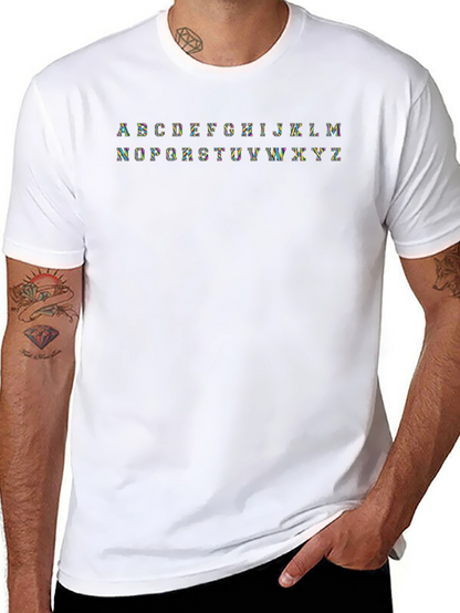 Alphabet Tee - Rainbow Letter Shirt