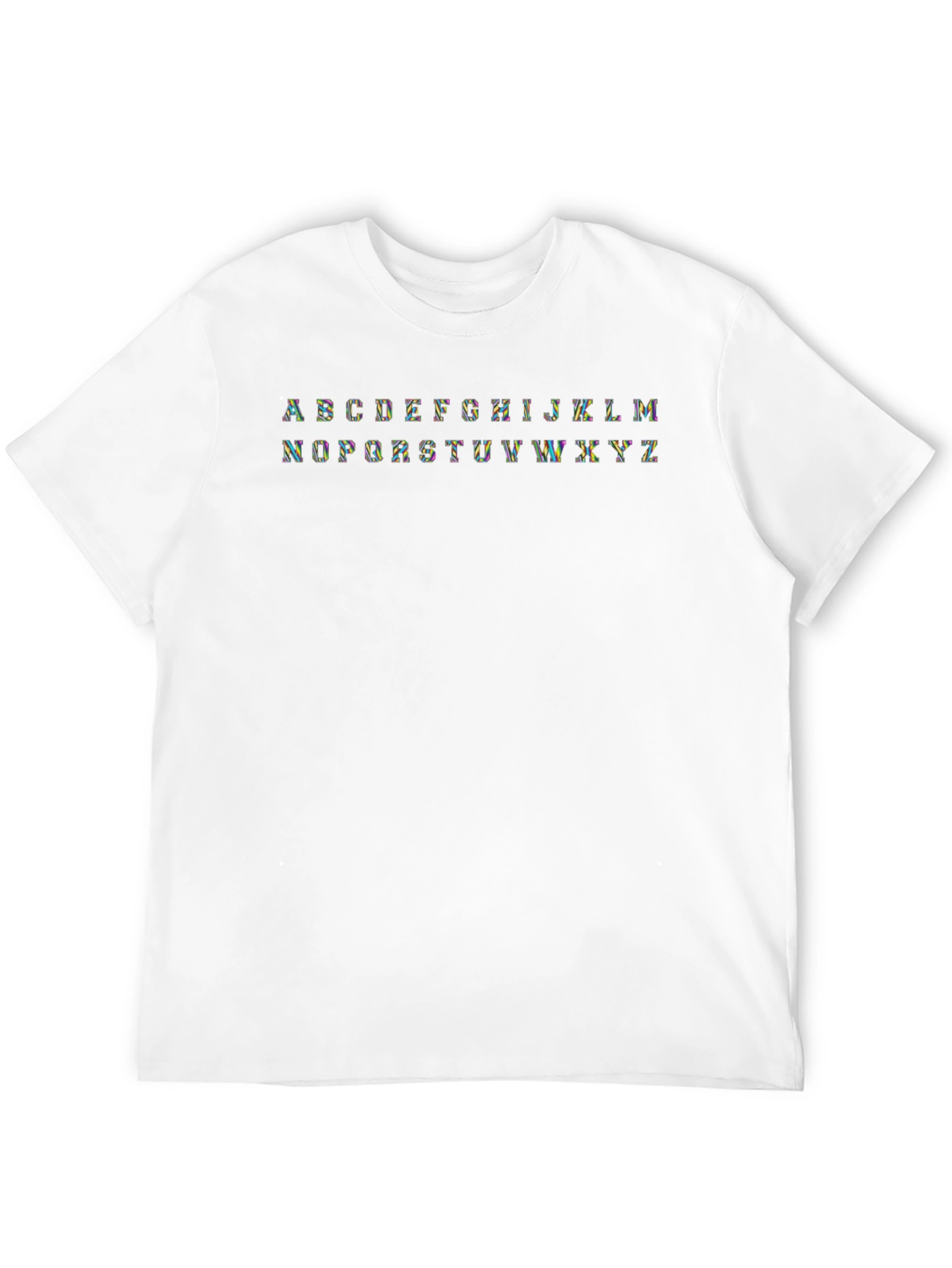 Alphabet Tee - Rainbow Letter Shirt