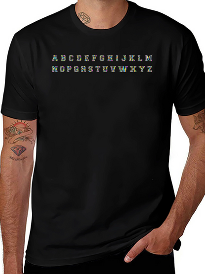Alphabet Tee - Rainbow Letter Shirt