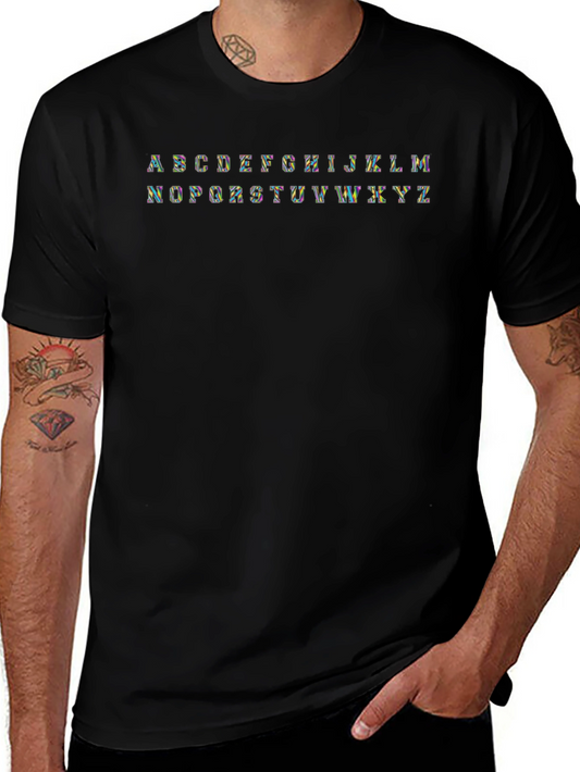 Alphabet Tee - Rainbow Letter Shirt