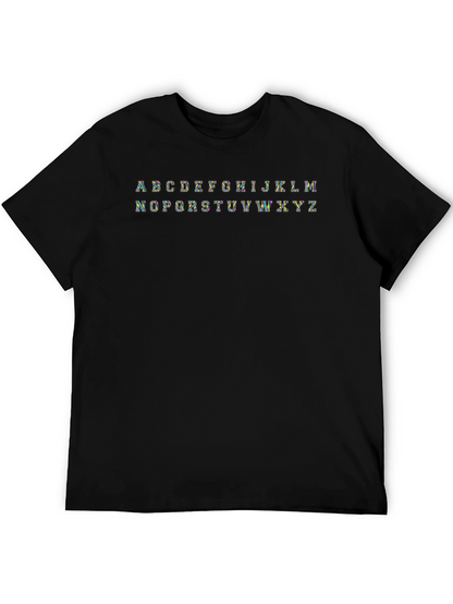 Alphabet Tee - Rainbow Letter Shirt