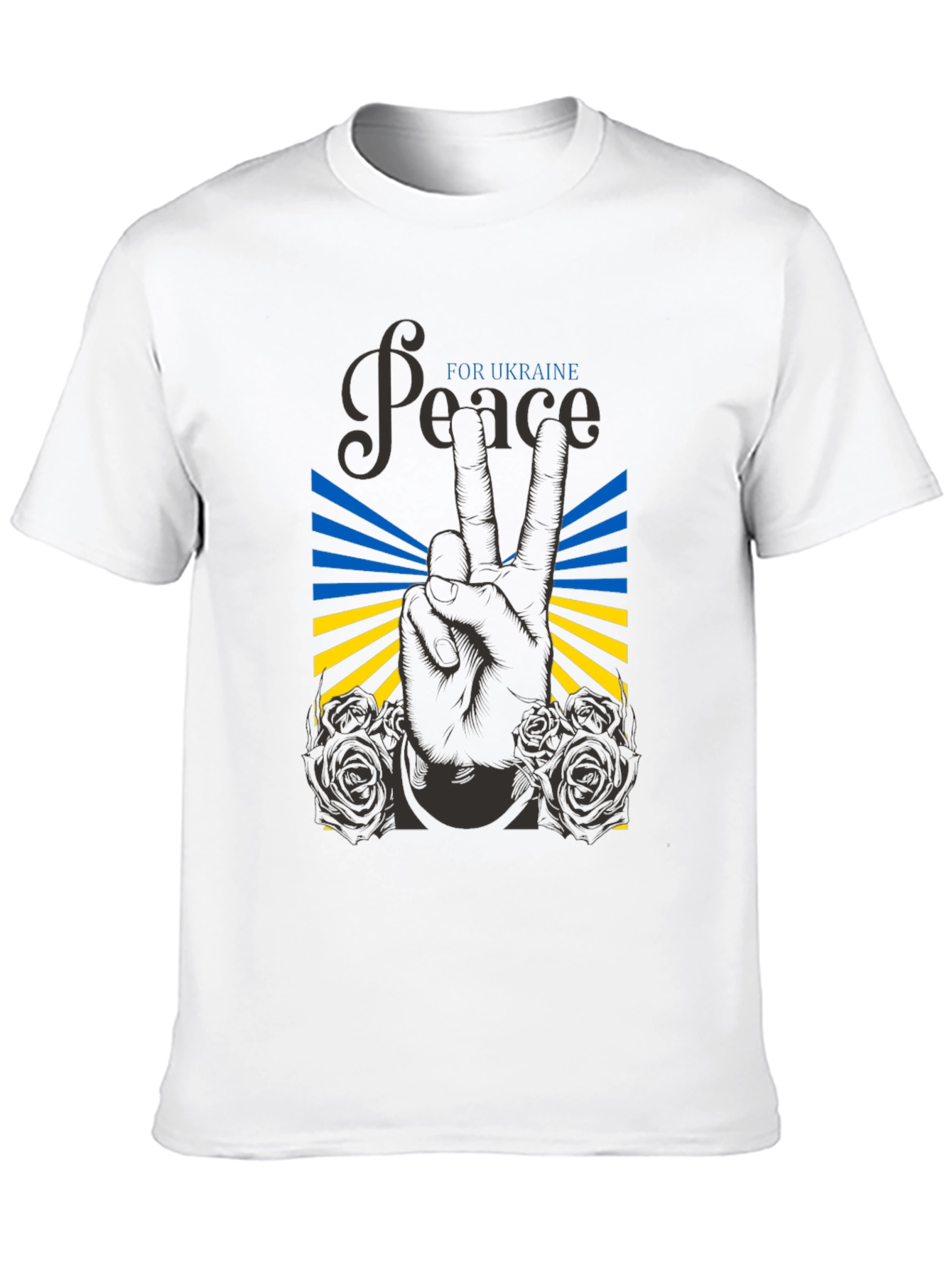 Peace for Ukraine Graphic T-Shirt
