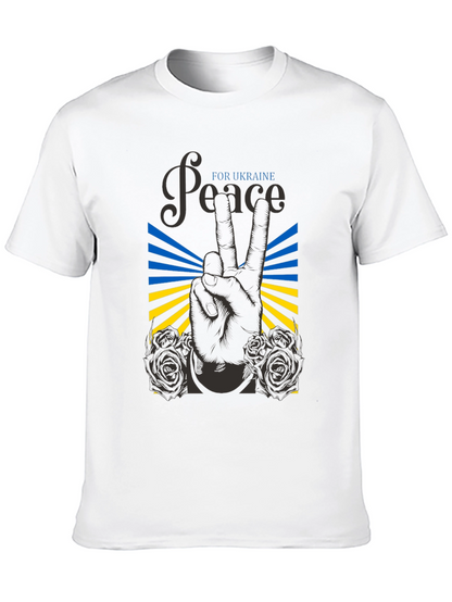Peace for Ukraine Graphic T-Shirt