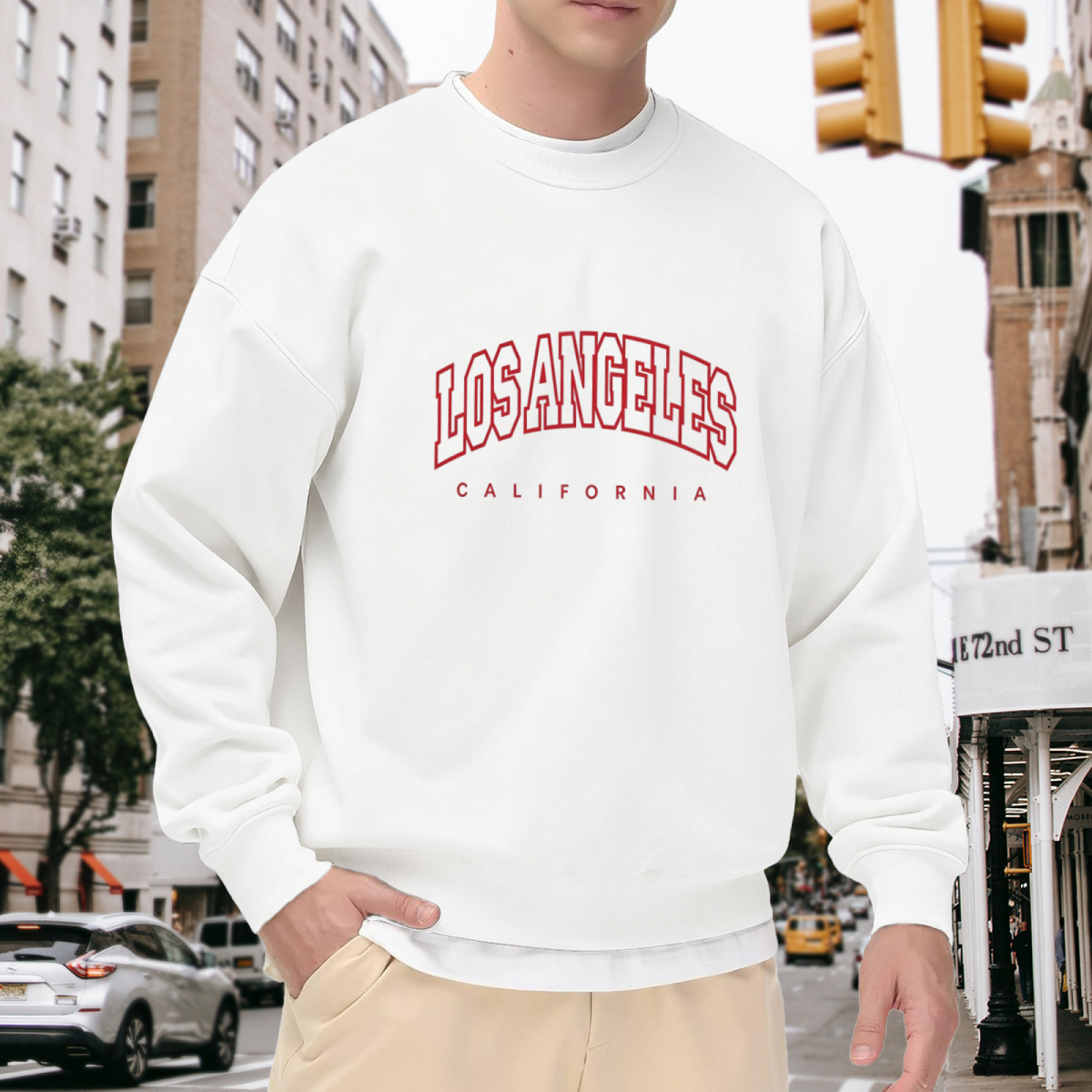 Vintage Los Angeles California Letter Crewneck