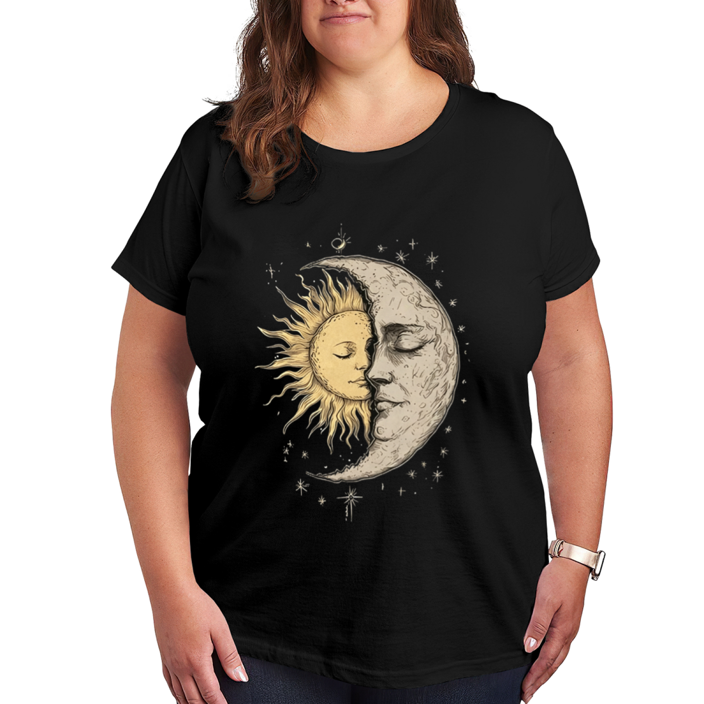 Sparkle Purple Butterfly & Rose Luxury Floral T-Shirt