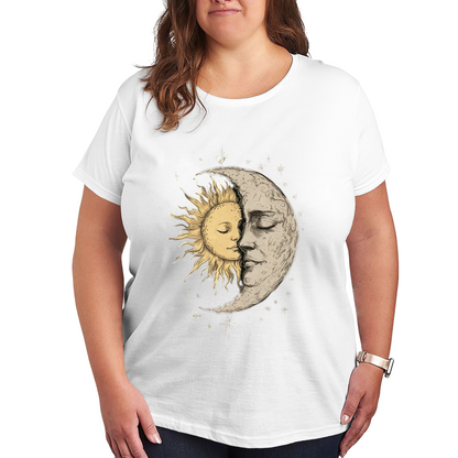 Sparkle Purple Butterfly & Rose Luxury Floral T-Shirt