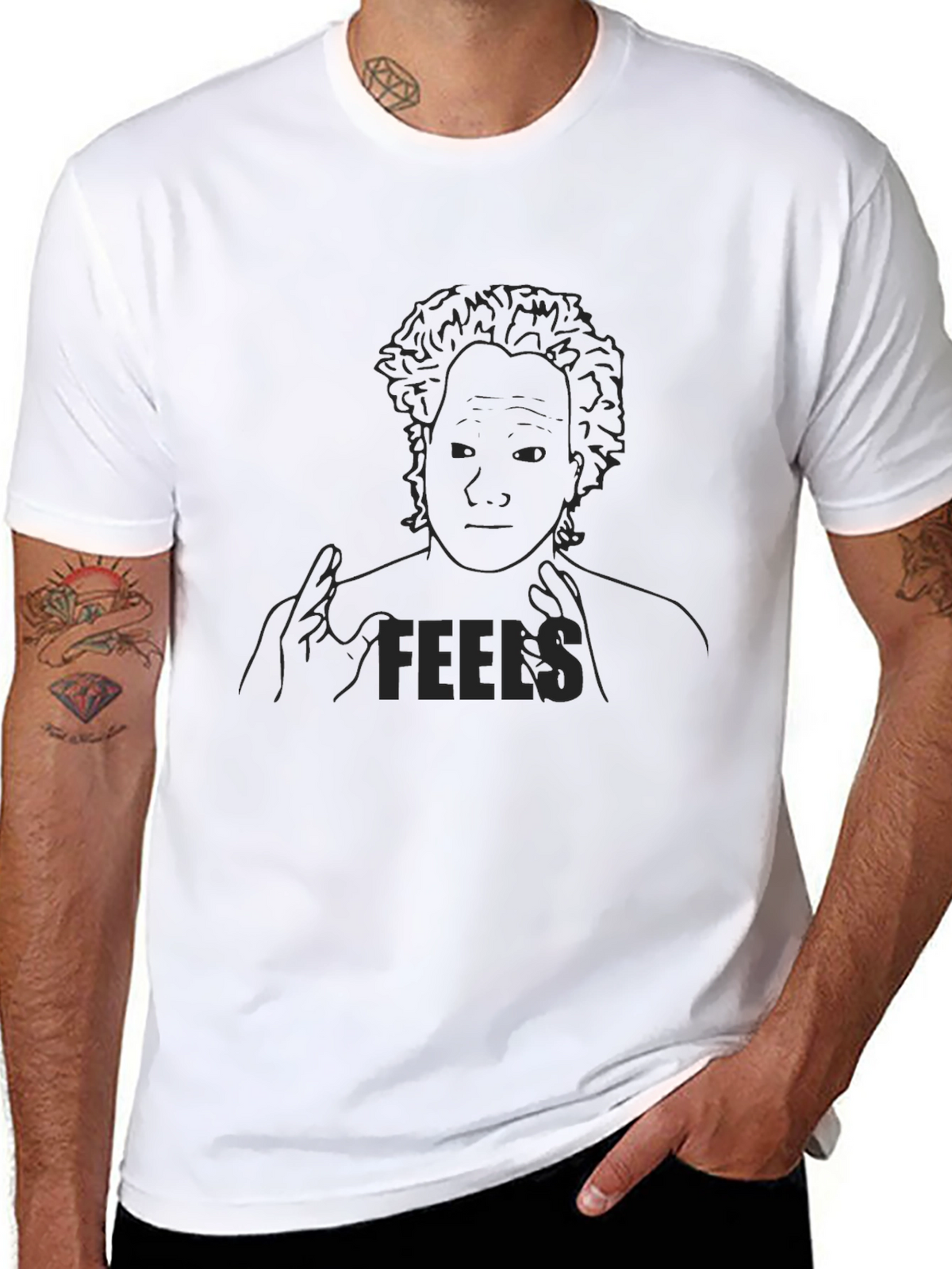 Feels Meme Graphic T-Shirt - Express Yourself!