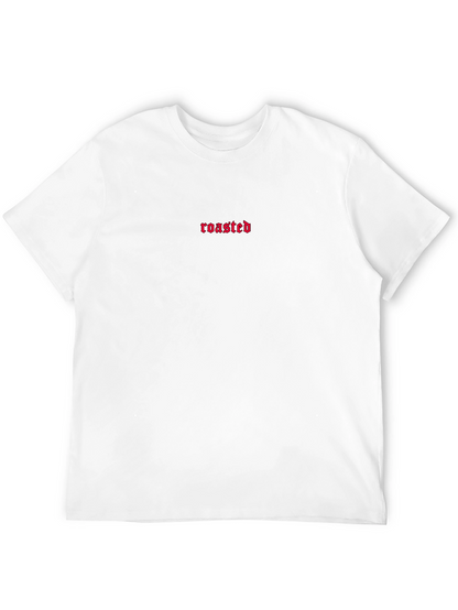 Roasted Graphic Tee - Black Cotton Blend