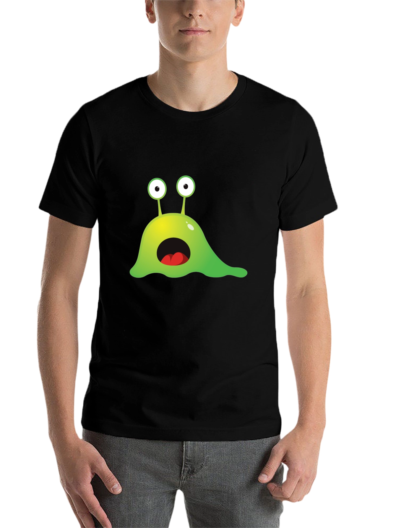 Funny Alien Slime Graphic T-Shirt