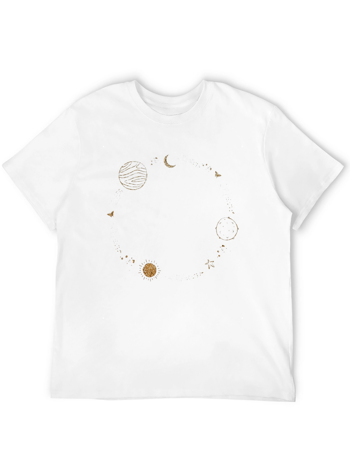 Celestial Orbit Graphic T-Shirt - Black