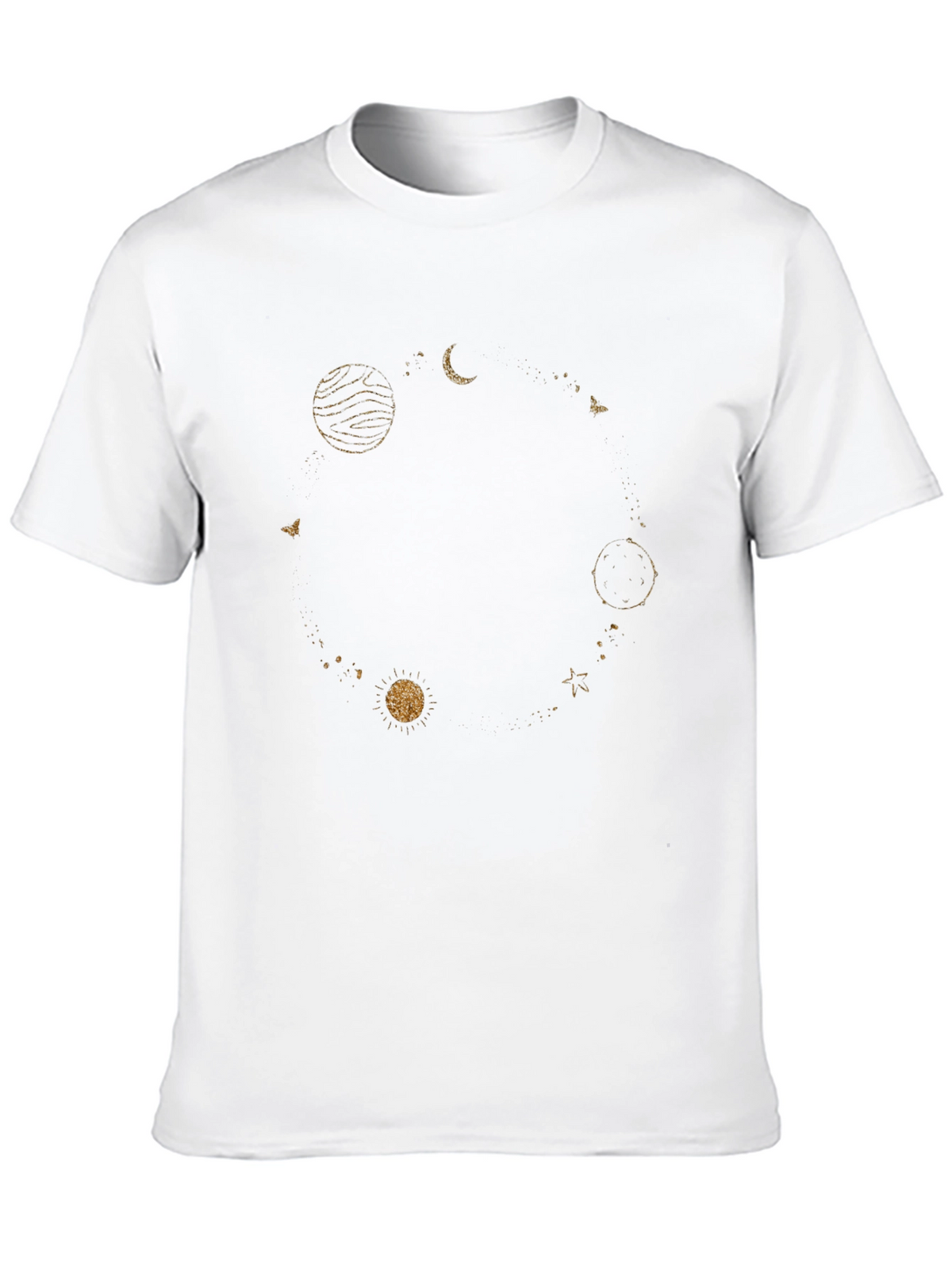 Celestial Orbit Graphic T-Shirt - Black