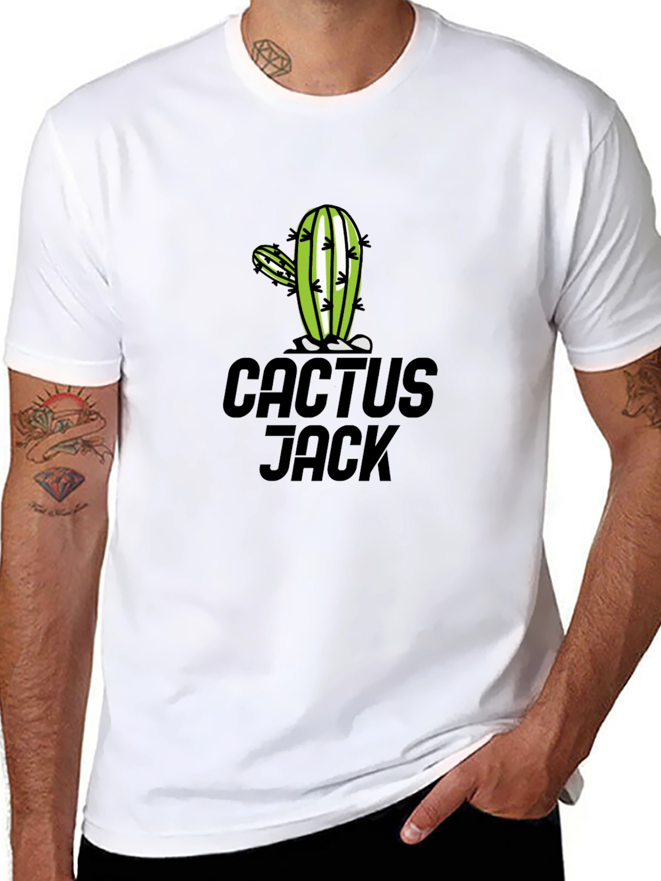Cactus Jack Graphic Print Black T-Shirt