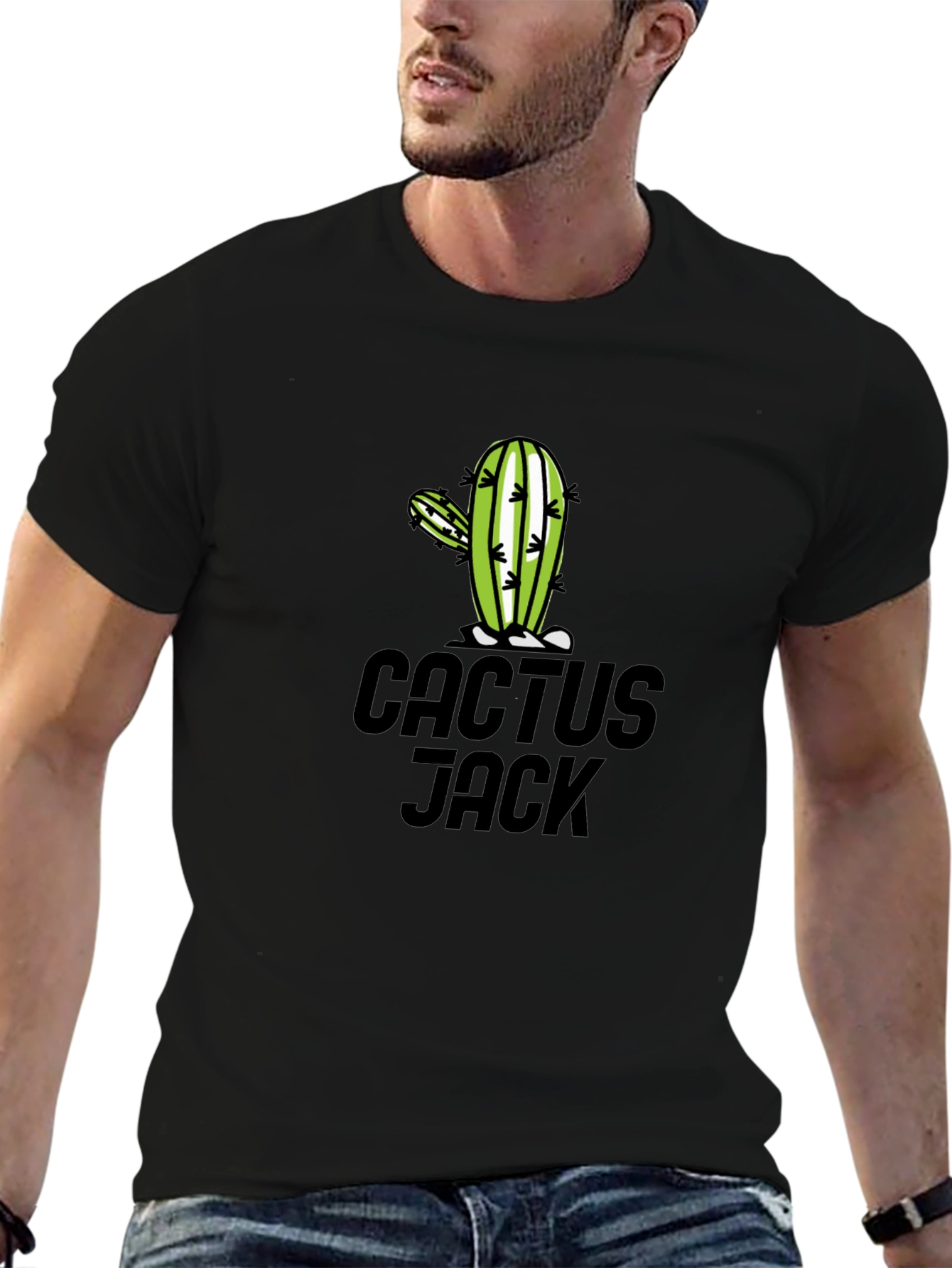 Cactus Jack Graphic Print Black T-Shirt
