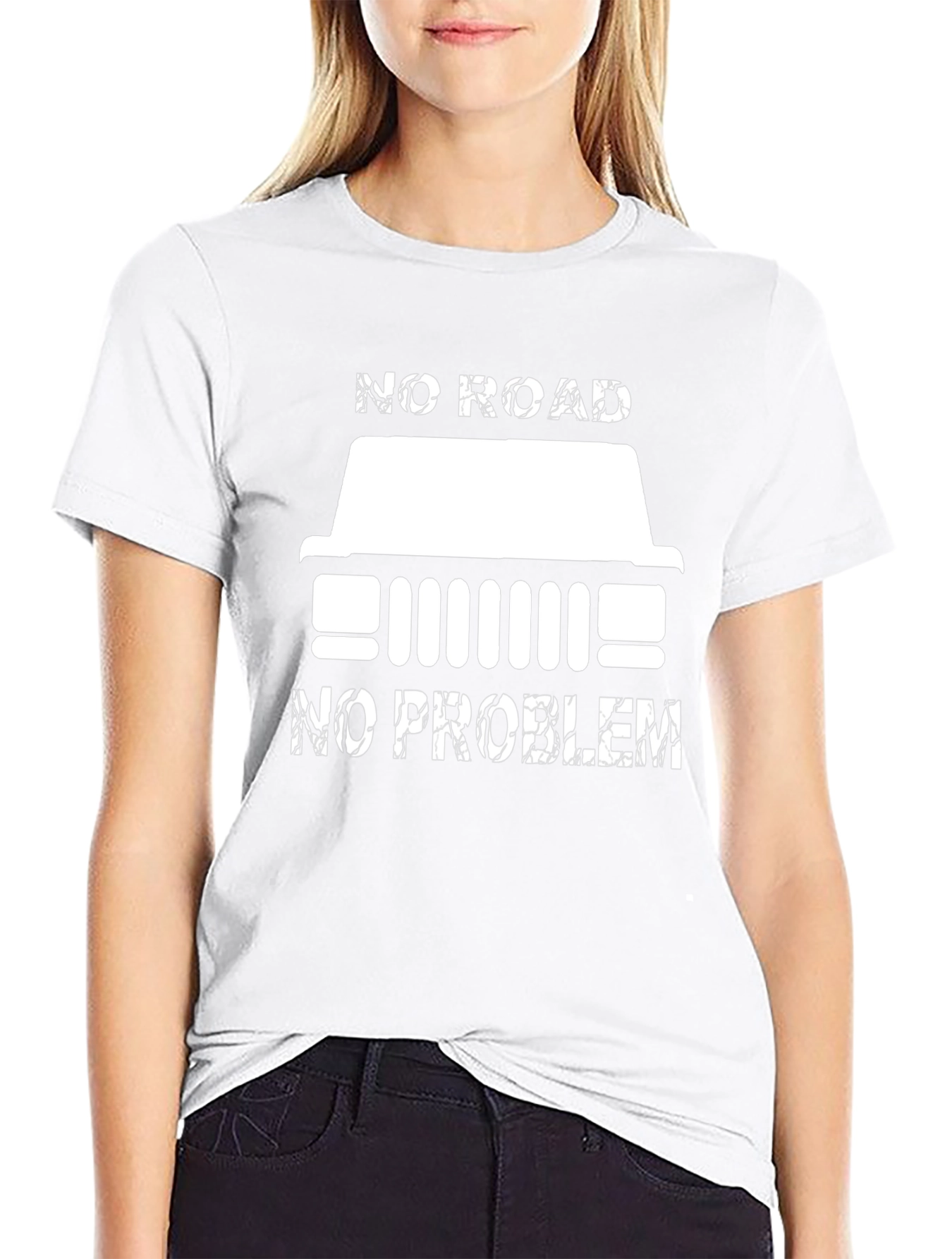 No Road No Problem T-Shirt Jeep Offroad