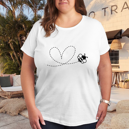 Sassy Evil Stick Devil With Horns & Stars Funny Tee
