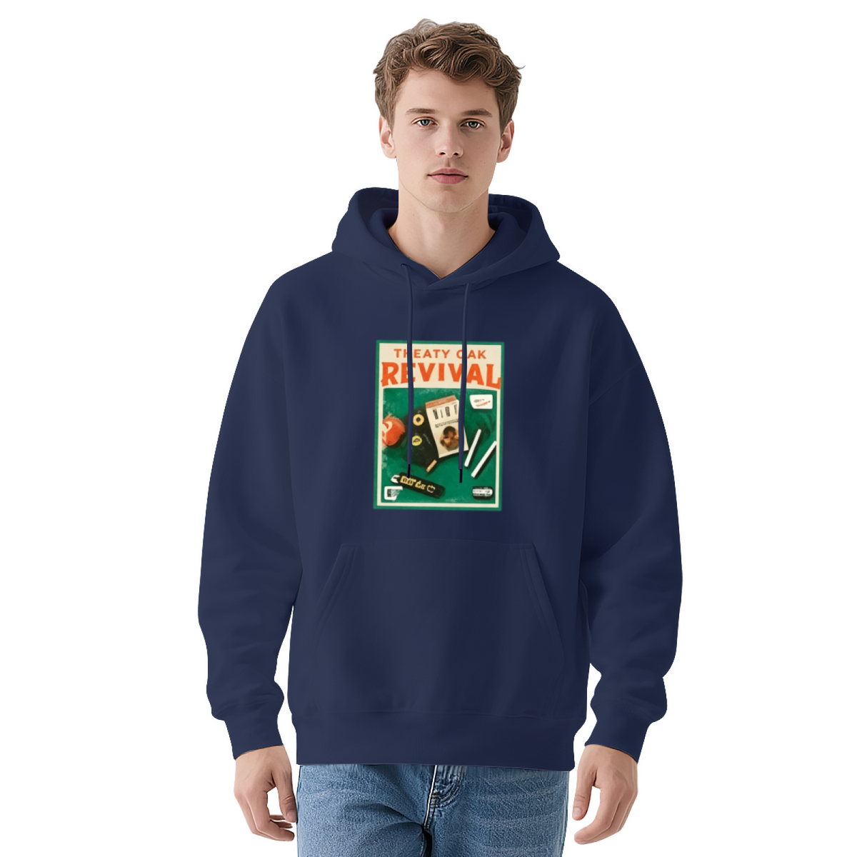 Retro Vintage Poster Art Dark Gray Hoodie