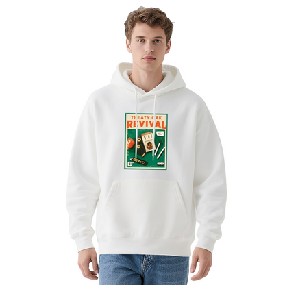 Retro Vintage Poster Art Dark Gray Hoodie
